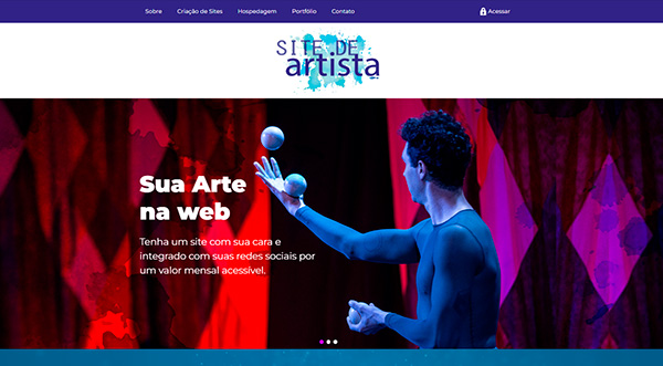 Site de Artista